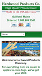 Mobile Screenshot of hardwoodproductsco.com