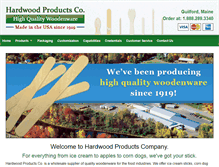 Tablet Screenshot of hardwoodproductsco.com